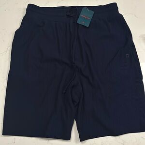 Tommy John Ribbed Lounge Short 
Men's Size medium
Color: Evening Blue